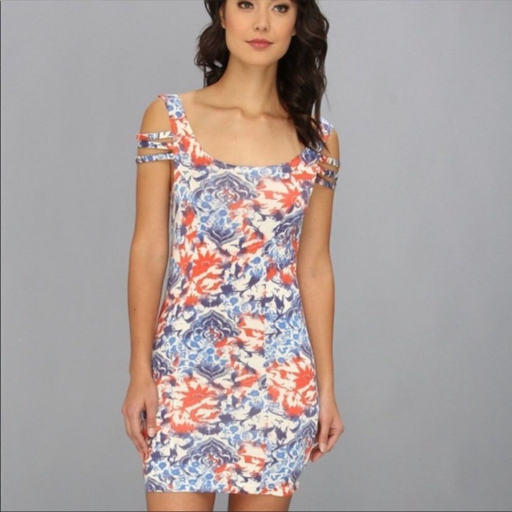 FREE PEOPLE INTIMATELY | Showin Shoulder Knit Bodycon Slip Dress Women’s Size M